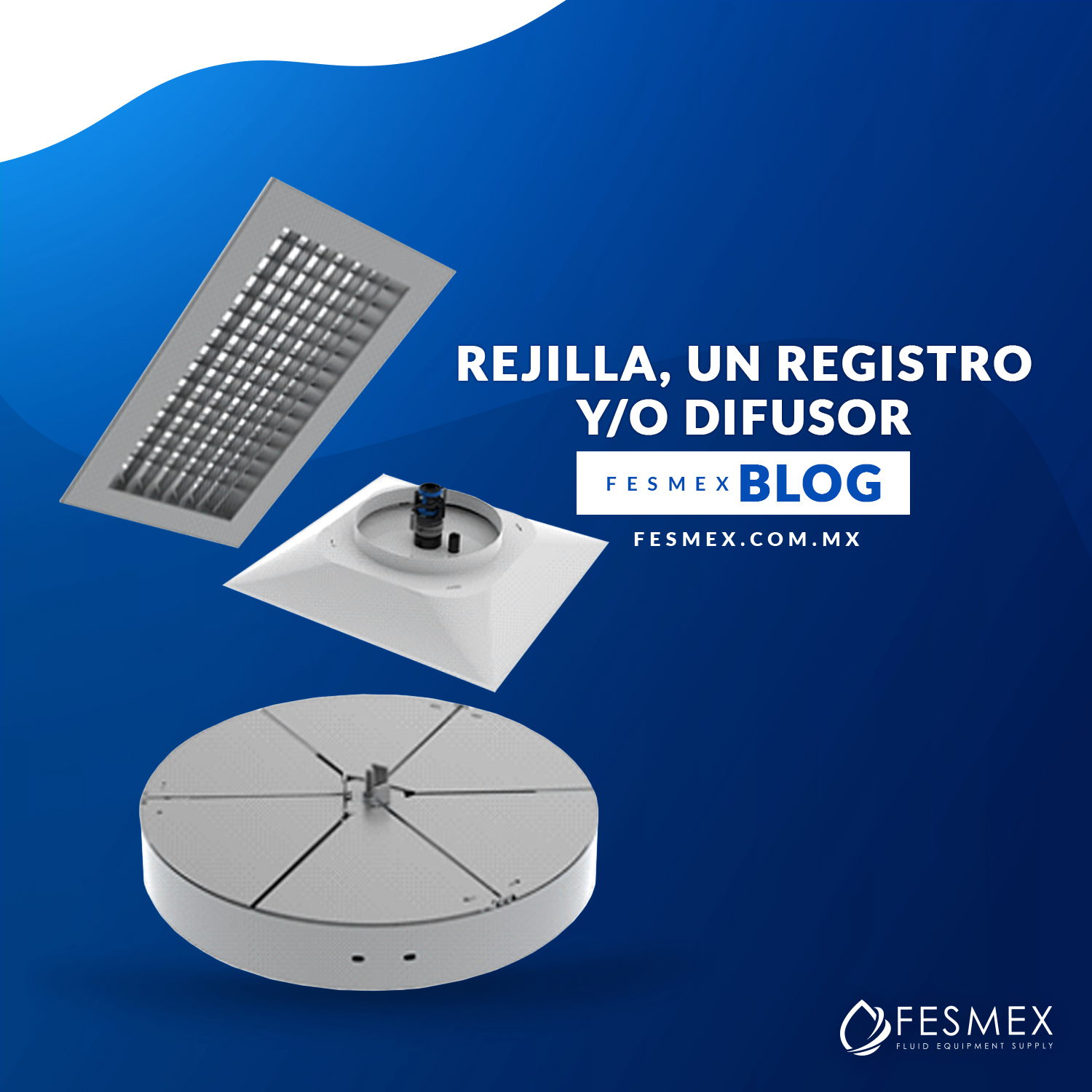 Rejilla, registro o difusor